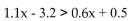 Solve. -  A) (-∞, 7.4)  B) (7.4, ∞)  C) (-∞, 7.41)  D) (7.41, ∞) 