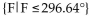 Solve. -In order for a chemical reaction to remain stable, its Celsius temperature C must be no more than 147.02° C. At what Fahrenheit temperatures F will the reaction remain stable.   A)    B)    C)    D)   
