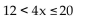 Solve. -  A) [3, 5)  B) (-3, -5] C) [-3, -5)  D) (3, 5]