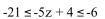 Solve. -  A) [-5, -2] B) (2, 5)  C) (-5, -2)  D) [2, 5]