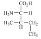 Which of the amino acids contains an acidic side chain? A)    B)    C)    D)    E)   