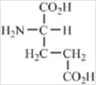Which amino acid contains a nonpolar side chain? A)    B)    C)    D)    E)   