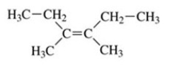 What is the name of the compound shown in the figure?   A) trans-2,3-diethyl-2-butene B) trans-3,4-dimethyl-3-hexene C) cis-2,3-diethyl-2-butene D) cis-3,4-dimethyl-3-hexene E) 3-octene