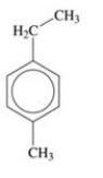 Give the IUPAC name for the compound shown in the figure.   A) 4-ethyl-1-methylbenzene B) 3-ethyltoluene C) 4-ethyltoluene D) 1-methyl-phenylethane E) 4-ethyl-1-methylcyclohexane