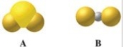 One of these molecules is SF<sub>2</sub>, and one is BeF<sub>2</sub>. Is A correctly labeled BeF<sub>2</sub>? Is SF<sub>2</sub> polar? Is BeF<sub>2</sub> polar?  