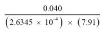 What is the correct answer to the following mathematical operation expressed to the appropriate number of significant figures?   A) 12.0 × 10<sup>4</sup> B) 1.9 C) 19 D) 19.1 E) 19.195