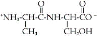 Which of the following dipeptides is glycylalanine? A)    B)    C)    D)   