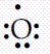 Which of the following is the correct Lewis dot picture of the oxygen atom? A)    B)    C)    D)   