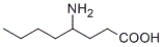 What is the IUPAC name of the following compound?   A)  3-aminoheptanoic acid B)  4-aminooctanoic acid C)  4-amino-4-butylbutanoic acid D)  γ-aminobutyric acid