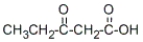 Which of the products listed is formed when the β-ketoacid shown below is heated?   A)  acetone B)  butanone C)  propanal D)  pentanoic acid