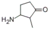 Identify the IUPAC name of the given compound.   A)  2-methyl-3-amino-1-cyclopentanone B)  1-amino-2-methyl-3-cyclopentanone C)  3-amino-2-methyl-1-cyclopentanone D)  2-amino-1-methyl-2-cyclopentanone
