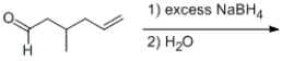 Which of following statements is correct regarding the following chemical reaction?   A)  Both the carbon-carbon and the carbon-oxygen double bonds will be reduced. B)  Only the carbon-carbon double bond will be reduced. C)  Only the carbon-oxygen double bond will be reduced. D)  Neither the carbon-carbon double bond nor the carbon-oxygen double bond will be reduced.
