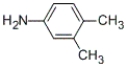 What is the IUPAC name of the following compound?   A)  1,2-dimethylaniline B)  1,2-dimethyl-4-aminobenzene C)  3,4-dimethylaniline D)  3,4-dimethylcyclohexanamine