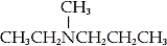 What is the common name of the following compound?   A)  ethylmethylpropylamine B)  N-ethyl-N-methylpropanamine C)  N-ethyl-N-methyl-1-propanamine D)  N-ethyl-N-methyl-2-propanamine