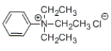What is the IUPAC name of the following compound?   A)  N,N,N-trimethylanilinium chloride B)  N,N,N-diethylanilinium chloride C)  N,N,N-triethylanilinium chloride D)  N,N,N-triethylaniline chlorine