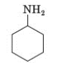 How many hydrogen atoms are in cyclohexanamine?   A)  5 B)  7 C)  12 D)  13