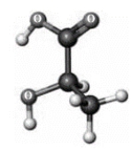 Consider the following ball-and-stick model. Elements other than hydrogen and carbon are labeled.     If the specific rotation of this substance is +2.6°, then what is the specific rotation of the following substance? A)  +2.6° B)  −2.6° C)  0° D)  +5.2° E)  −5.2°