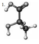 Consider the following ball-and-stick models. Elements other than hydrogen and carbon are labeled.     The specific rotation of the substance numbered one is +2.6°. If 1 g/mL of substance one is mixed with the same volume of 1 g/mL of substance two, what will be the specific rotation of the resulting solution? A)  +2.6° B)  −2.6° C)  0° D)  +5.2° E)  −5.2°
