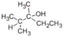 When heated with concentrated sulfuric acid, which of the following alcohols will be converted to the following alkene as the major product?   A)    B)    C)  both   and   D)  none of these
