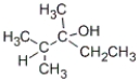 When heated with concentrated sulfuric acid, which of the following alcohols will be converted to the following alkene as the major product?   A)    B)    C)  both   and   D)  none of these