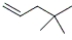 What is the correct IUPAC name for the following compound?   A)  2,2-dimethyl-4-pentene B)  4,4-dimethyl-2-pentene C)  4,4-dimethyl-1-pentene D)  isoheptene