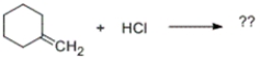 Which of these carbocations is generated as an intermediate in the following reaction?   A)    B)    C)    D)  none of the these