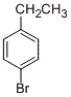 What is the correct IUPAC name of the following compound?   A)  1-ethyl-4-bromobenzene B)  4-ethyl-1-bromobenzene C)  1-bromo-4-ethylbenzene D)  4-bromo-1-ethylbenzene