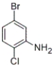 What is the IUPAC name for the following compound?   A)  1-amino-2-chloro-5-bromobenzene B)  5-bromo-2-chloroaniline C)  1-chloro-4-bromo-2-aniline D)  4-bromo-1-chloro-2-aniline