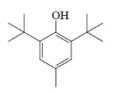 Consider the following structure.   This structure is commonly called butylated hydroxytoluene (BHT) , which is an antioxidant added to food. According to IUPAC nomenclature, on which carbon of BHT is the -OH group located? A)  1 B)  2 C)  4 D)  5 E)  6
