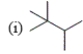 Which of the following compounds are constitutional isomers?       ​ ​ ​ A)  (i)  and (ii)  B)  (i)  and (iii)  C)  (ii)  and (iii)  D)  all of these