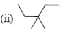 Which of the following compounds are constitutional isomers?       ​ ​ ​ A)  (i)  and (ii)  B)  (i)  and (iii)  C)  (ii)  and (iii)  D)  all of these