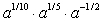 Simplify:   A)    B)    C)    D)    E)  None of the above