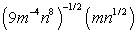 Simplify:   A)    B)  Not a real number C)    D)    E)   