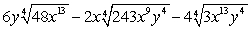 Simplify:   A)    B)  Does not simplify C)    D)    E)   