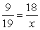 Solve:   A)    B)    C)    D)  76 E)  38