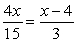 Solve:   A)    B)  5 C)  21 D)    E)  20