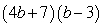 Factor by grouping:   A)    B)    C)    D)    E)  Nonfactorable over the integers