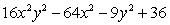 Factor completely the following expression:   A)  Nonfactorable B)    C)    D)    E)   