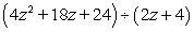 Divide:   A)    B)    C)    D)    E)   