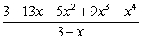 Divide by using synthetic division:   A)    B)    C)    D)    E)   