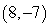 In which quadrant does the given point lie?   A)  Quadrant II B)  Quadrant III C)  Quadrant IV D)  Quadrant I E)  None of these
