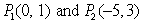 Find the equation of the line passing through the points whose coordinates are   . A)    B)    C)    D)    E)   