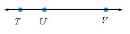 Given TU = 4 m and UV is 5 times the length of TU, find the length of TV.   A)  20 m B)  25 m C)  21 m D)  24 m E)  10 m