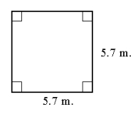 Find the area of the figure.   A)    B)    C)    D)    E)   
