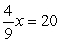 Solve.   A)    B)    C)  51 D)  45 E)  180