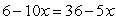 Solve.   A)  -6 B)  -13 C)  30 D)  6 E)  15