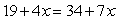Solve.   A)  5 B)  -10 C)  16 D)  -16 E)  -5