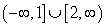 Solve the following compound inequality. Write the solution in interval notation.   A)    B)    C)    D)    E)   