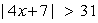 Solve   . A)    B)  The set of real numbers C)    D)    E)   