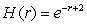 Given   , evaluate H(3) . Round to the nearest ten-thousandth. A)  148.4132 B)  0.3679 C)  0.0025 D)  0.0067